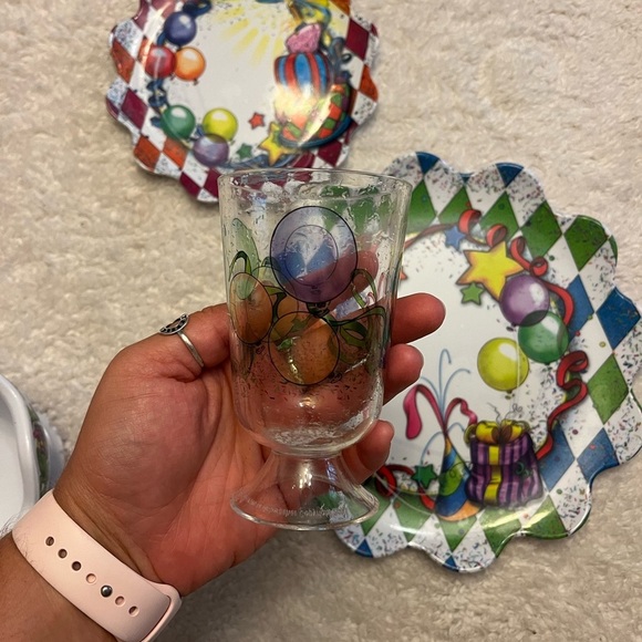Plastic Celebration Plate & Cup Set - Picture 4 of 5